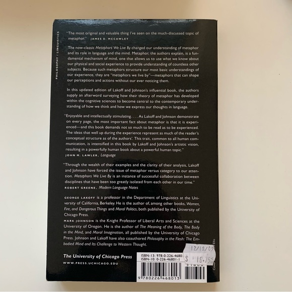 Metaphors We Live By - Picture 3 of 3